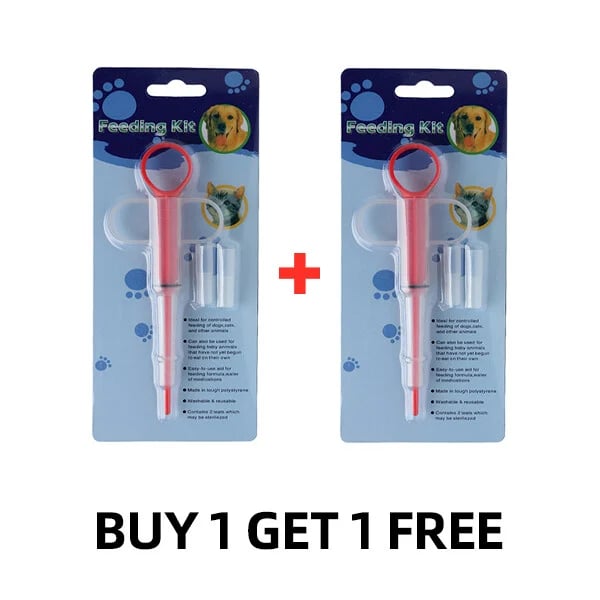 🔥BUY 1 GET 1 FREE🔥Pet Pill Syringe Dispenser ✦ Safe, Stress-Free Medication for Cats & Dogs