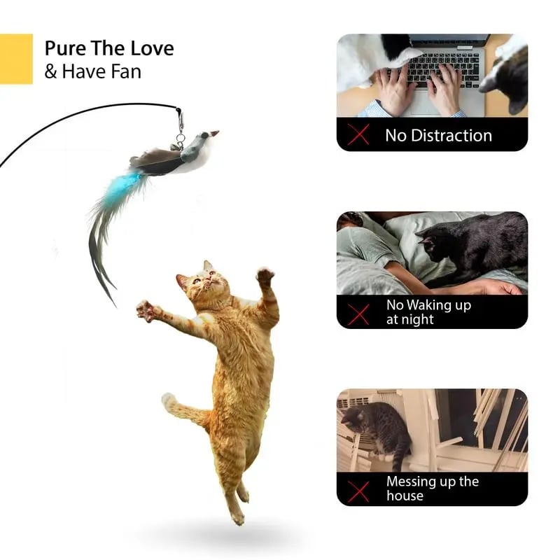 Interactive Self-Play Cat Toy - Keep Indoor Cats Active & Entertained