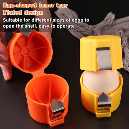 Efficient Egg Cracking Tool, Handy Egg Separator