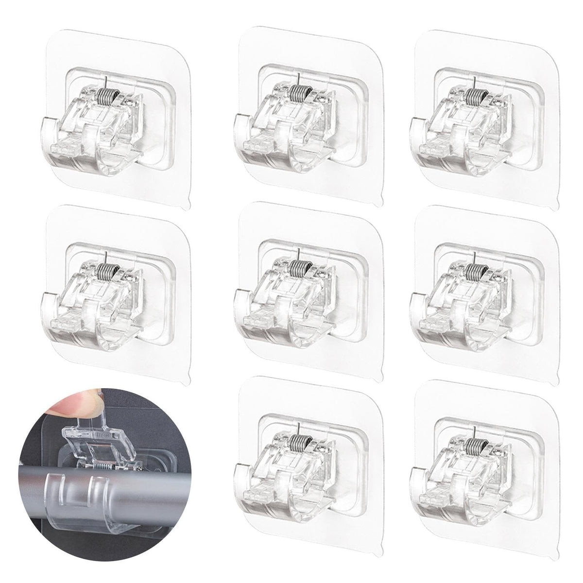 🔥 No-Drill Curtain Brackets — Hold Up to 13 lbs! 💪