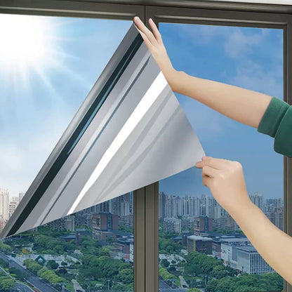 Anti-Peeping One-Way Window Film, Sun Block Privacy Sticker