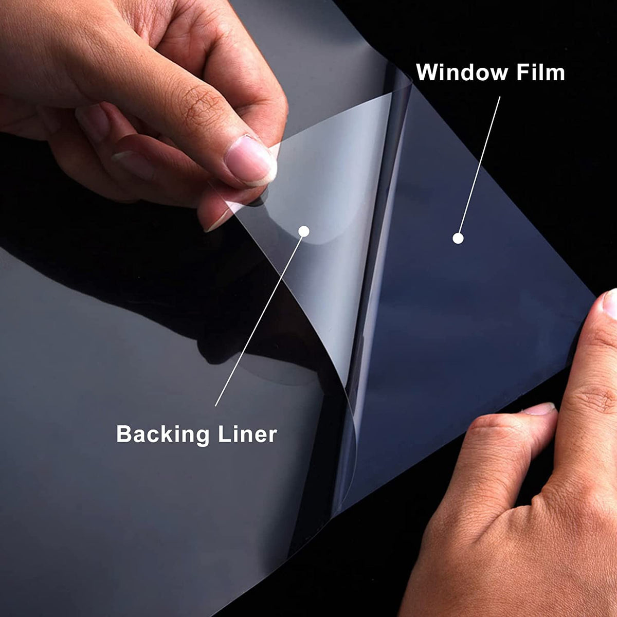 Anti-Peeping One-Way Window Film, Sun Block Privacy Sticker