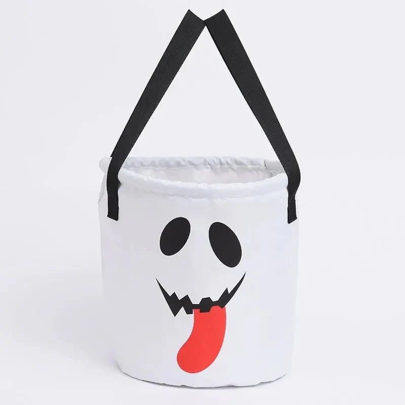 🎉👻 Glow-in-the-Dark Halloween Candy Basket – LED Trick-or-Treat Bag