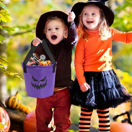 🎉👻 Glow-in-the-Dark Halloween Candy Basket – LED Trick-or-Treat Bag