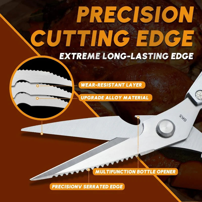 🔥BUY 2 GET 1 FREE🔥Japanese Steel 7-in-1 Multifunction Kitchen Shears🔥