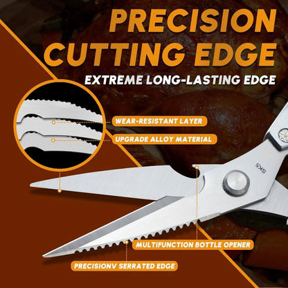 🔥BUY 2 GET 1 FREE🔥Japanese Steel 7-in-1 Multifunction Kitchen Shears🔥