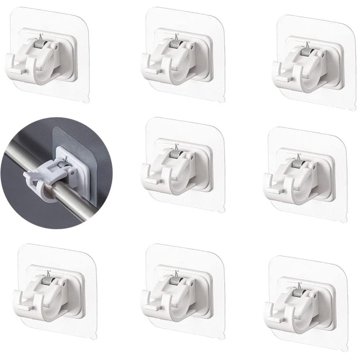 🔥 No-Drill Curtain Brackets — Hold Up to 13 lbs! 💪