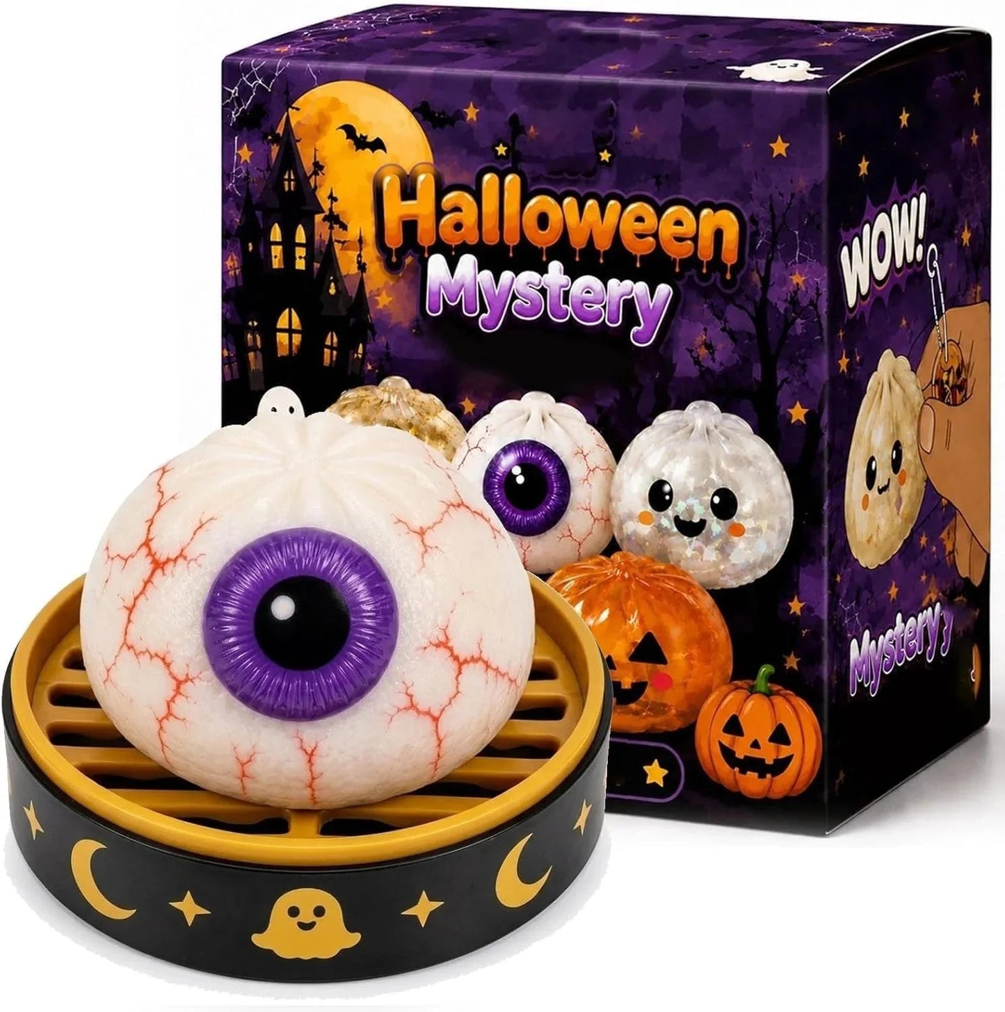 ⚡Hot Sales 49% OFF🔥Cute Halloween Scary Ghost Maruko Squeeze Toy Set