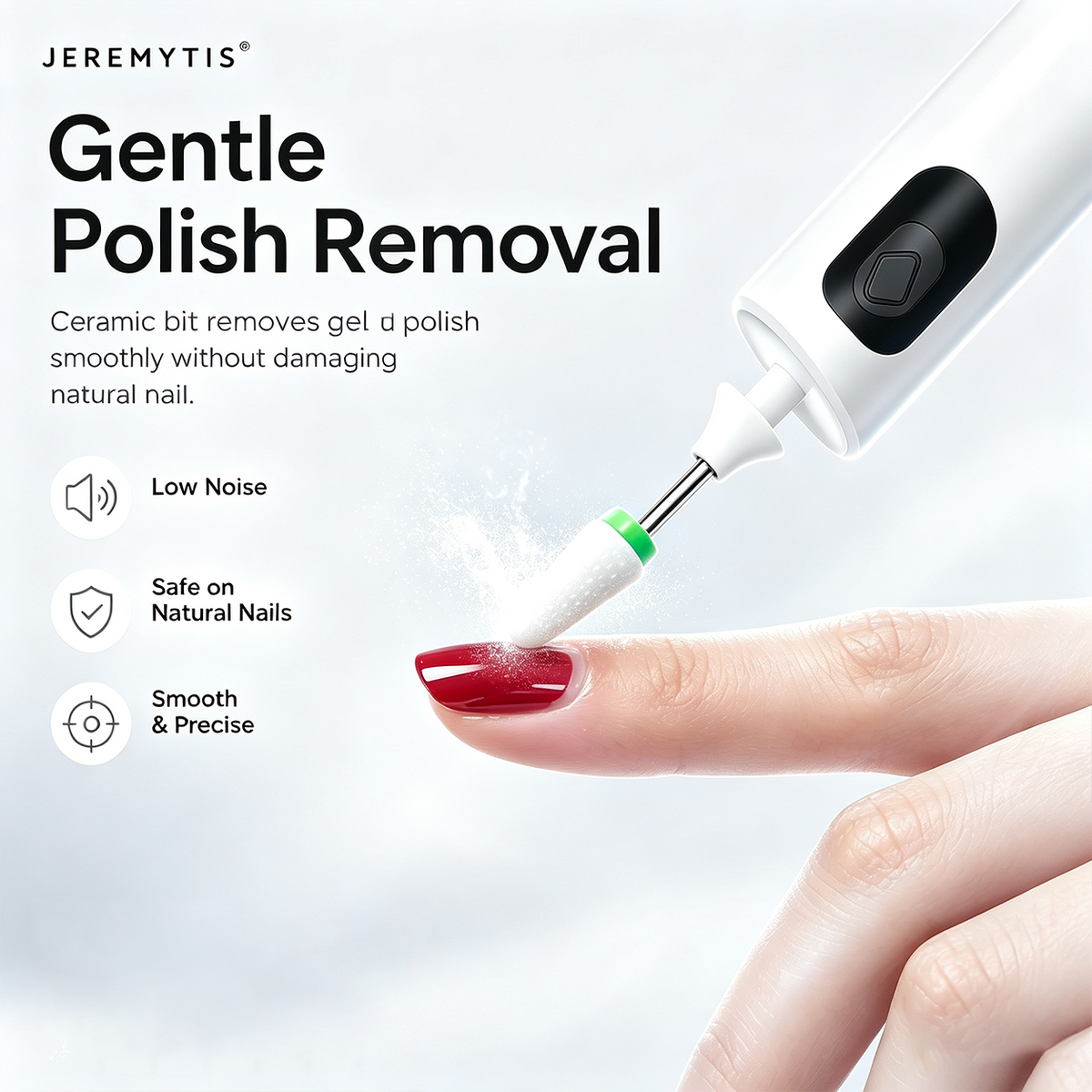 Electric Nail Grinder with LED Light
