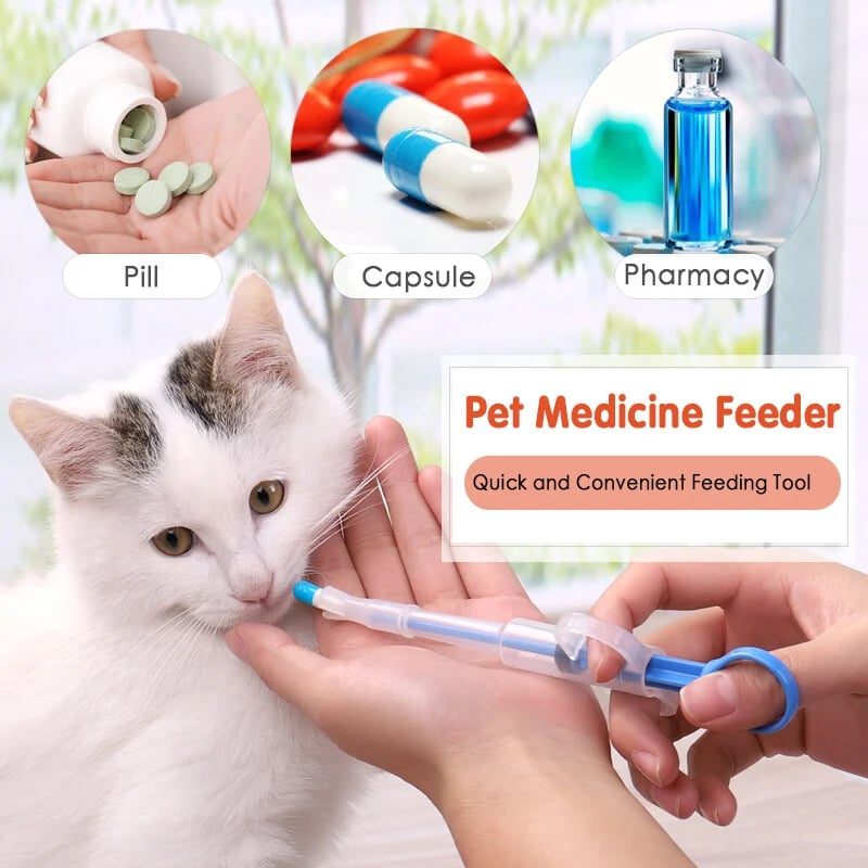 🔥BUY 1 GET 1 FREE🔥Pet Pill Syringe Dispenser ✦ Safe, Stress-Free Medication for Cats & Dogs