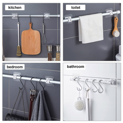 🔥 No-Drill Curtain Brackets — Hold Up to 13 lbs! 💪