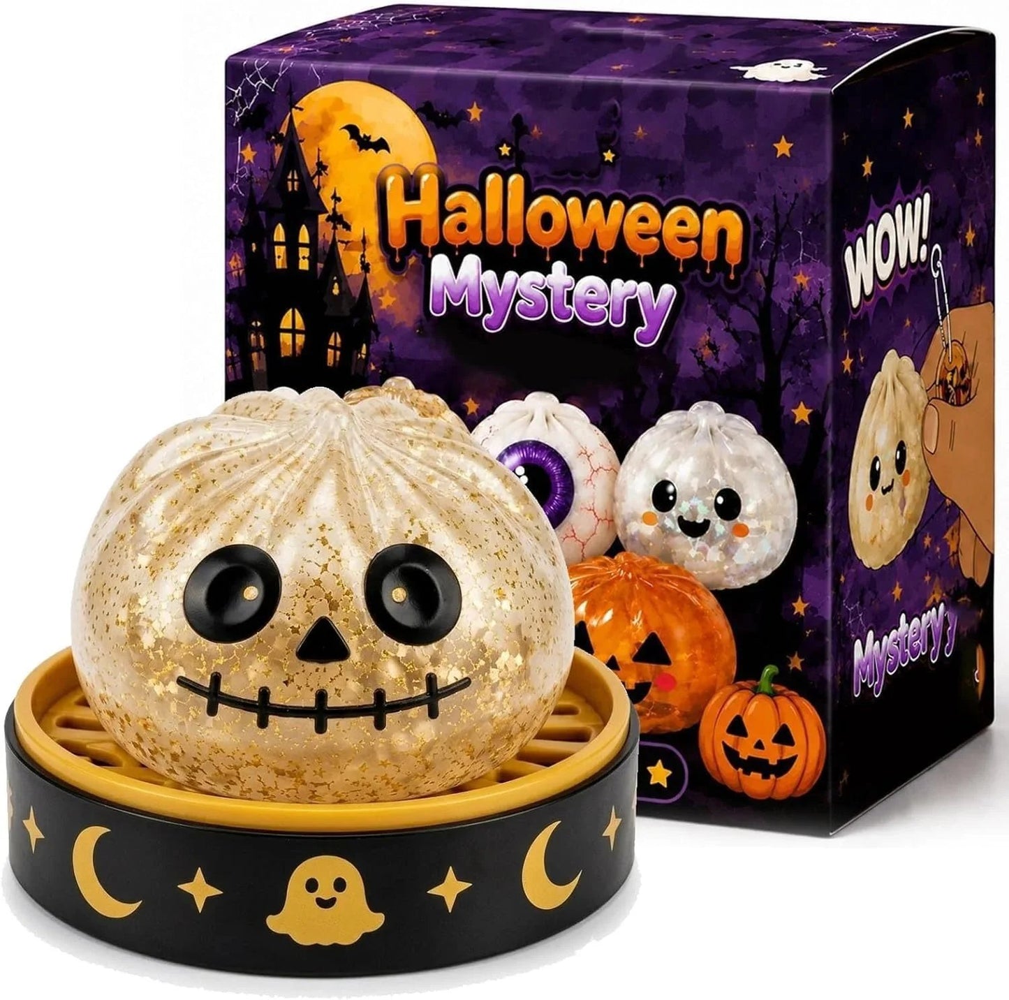 ⚡Hot Sales 49% OFF🔥Cute Halloween Scary Ghost Maruko Squeeze Toy Set