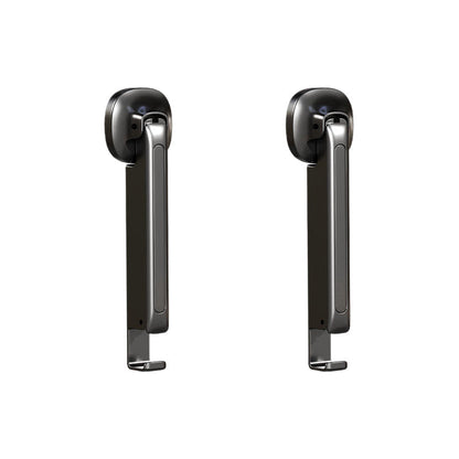Suction-Cup Telescoping Folding Clothes Rack