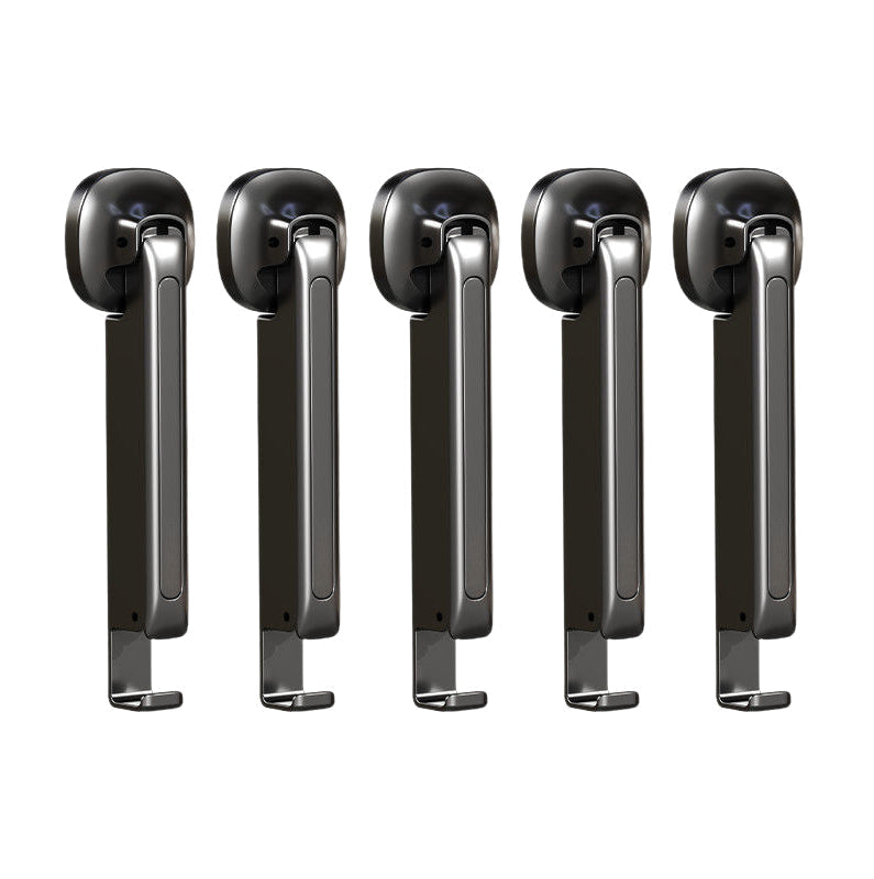 Suction-Cup Telescoping Folding Clothes Rack