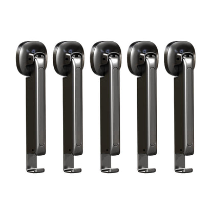 Suction-Cup Telescoping Folding Clothes Rack
